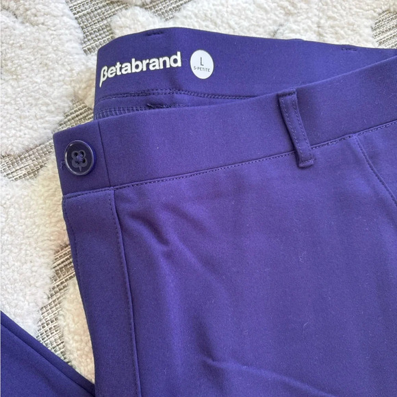 Betabrand Blue Pants Sz L petite - Picture 2 of 4